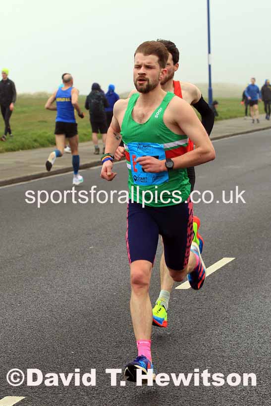 Senior mens 12 Stage 2023 Northern Mens 12 stage and Womens 6 Stage Relays and Young Athletes, Redcar. Photo: David T. Hewitson/Sports for All Pics